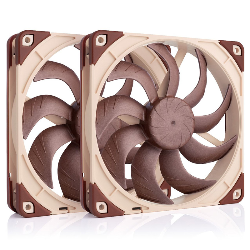 Noctua NF-A14X25 G2 PWM SX2-PP 140mm Fan - 2 Pack (NF-A14X25 G2 PWM SX2-PP)