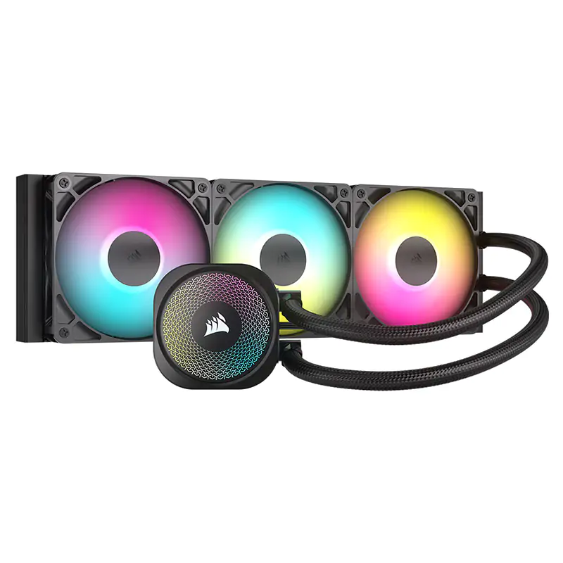 Corsair NAUTILUS 360 RS ARGB 360mm Liquid CPU Cooler Black (CW