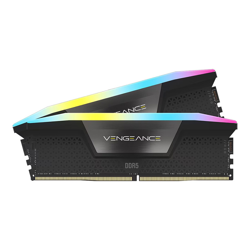 Corsair Vengeance RGB 48GB (2x24GB) C40 5600MHz DDR5 DRAM - Black (CMH48GX5M2B5600C40)