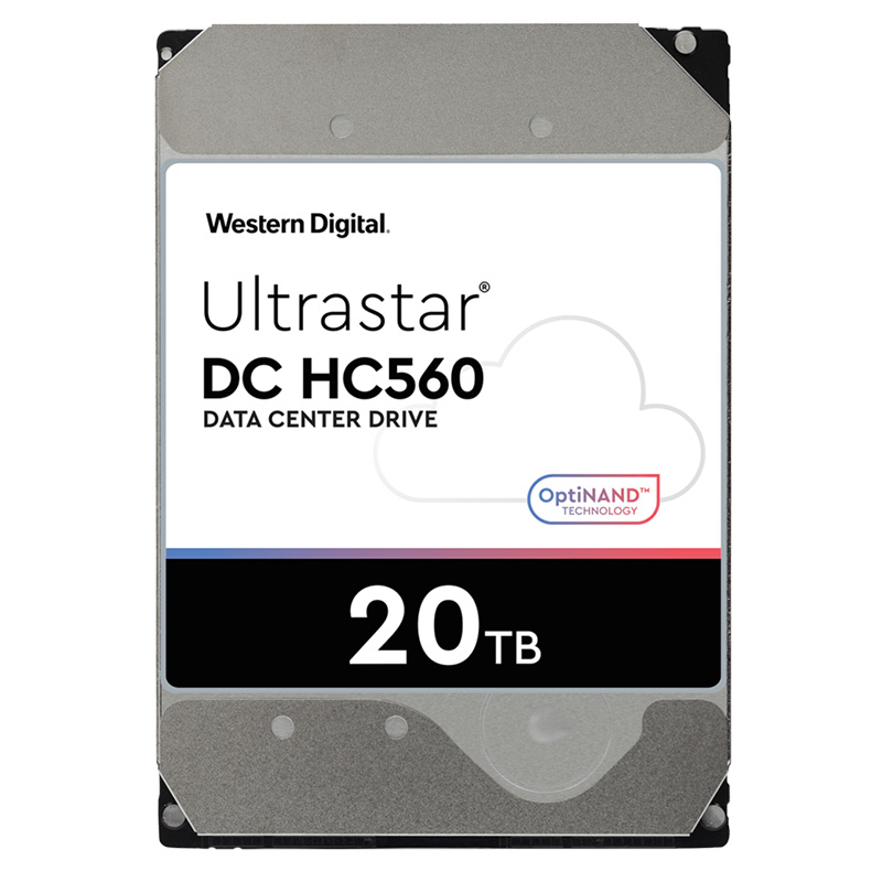 Western Digital 20TB Ultrastar DC HC560 3.5in SATA 7200RPM Hard Drive (0F38785)