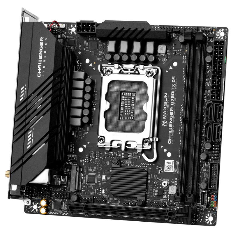 MAXSUN Challenger B760ITX D5 WIFI LGA 1700 ITX Motherboard (Challenger B760ITX D5 WIFI)