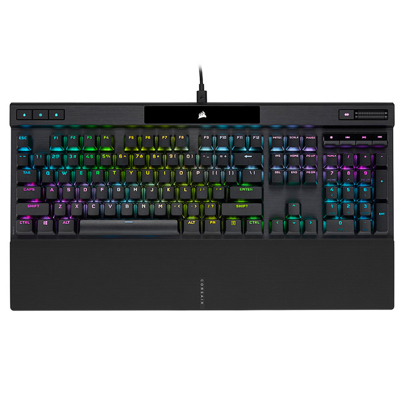 Corsair Gaming K70 RGB PRO Wired Mechanical Gaming Keyboard with PBT Double Shot PRO - Cherry MX Speed Silver(CH-9109414-NA)