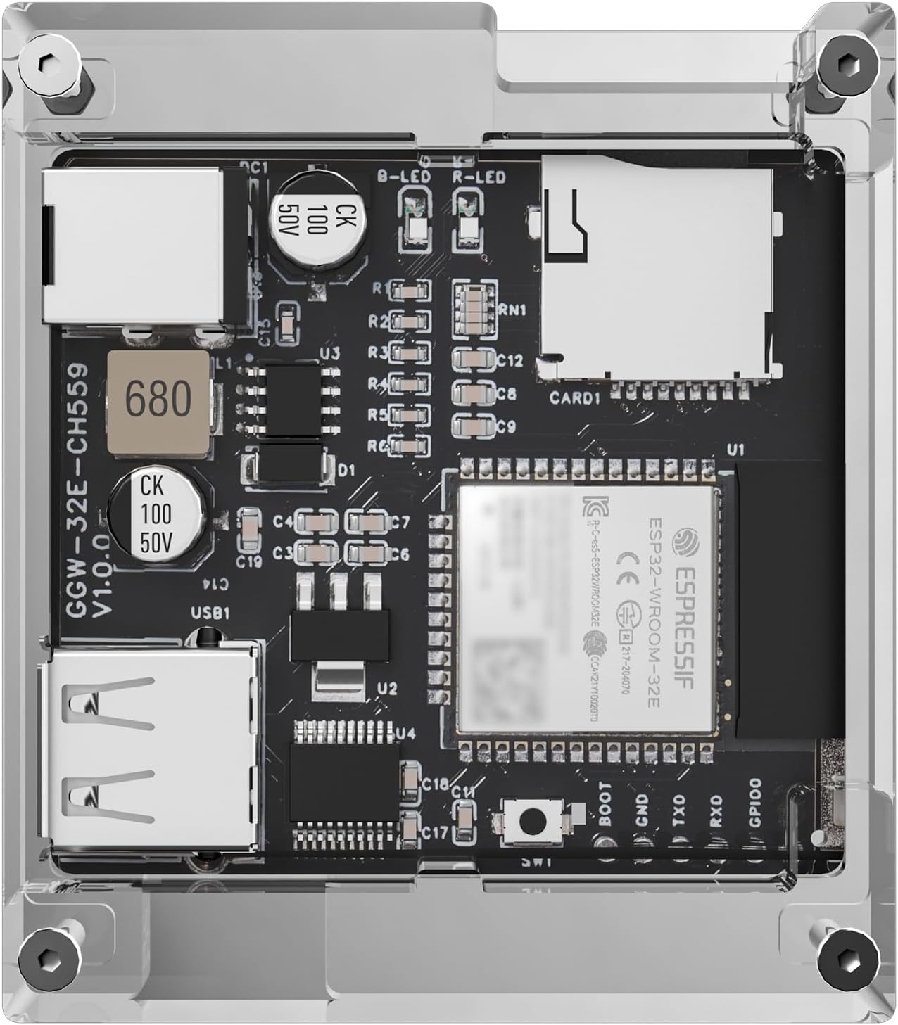 Genmitsu GGW-USB Wireless Wi-Fi Module Kit with USB Port, App G-Code Sending, Remote Control and Monitor CNC Milling Machine Offline Controller