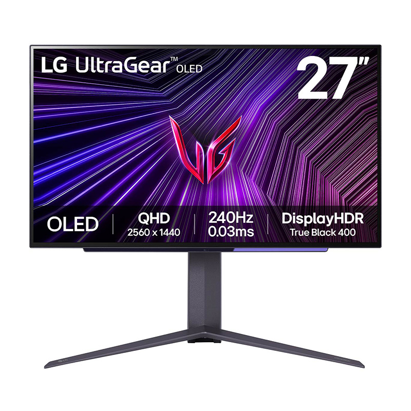 LG UltraGear 27in QHD OLED 240Hz G-Sync Gaming Monitor (27GS95QE-B