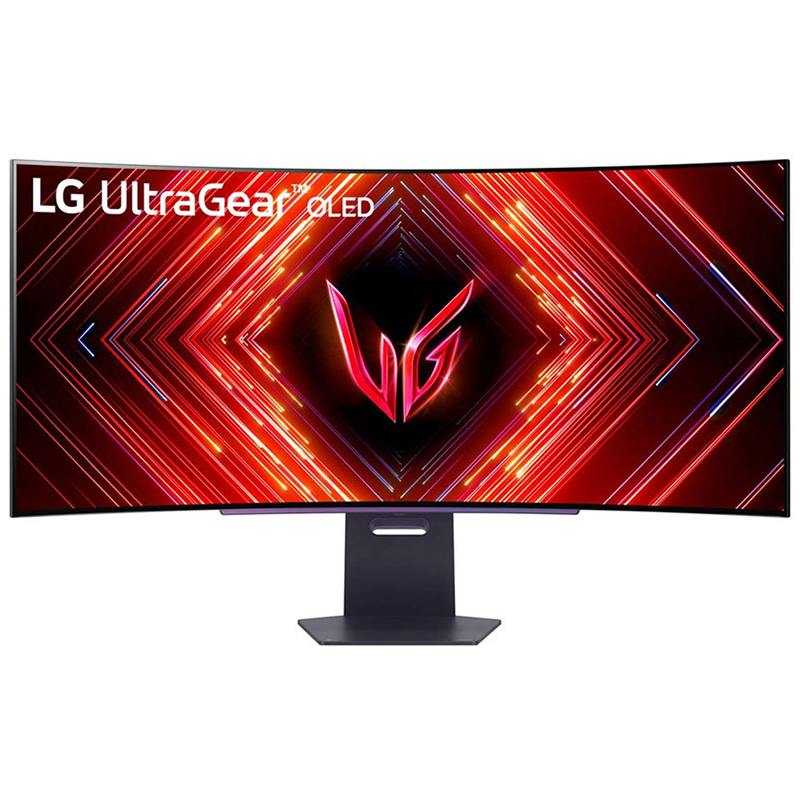 LG UltraGear 44in WQHD OLED 240Hz FreeSync Curved Gaming Monitor (45GS95QE-B)