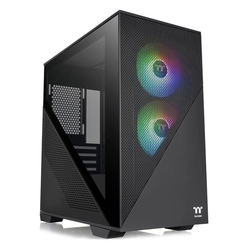 Thermaltake Divider 170 TG ARGB Micro Tower mATX Case - Black (CA-1S4-00S1WN-00)