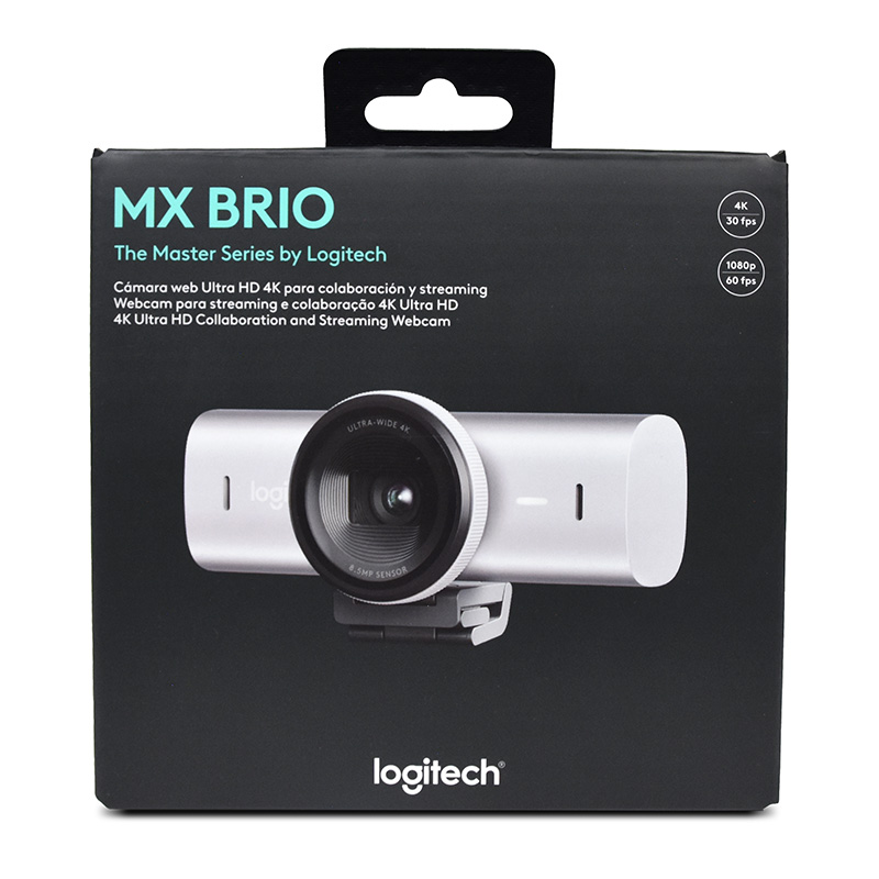 Logitech MX BRIO 4k Ultra HD Webcam Pale Grey (960-001561) msy
