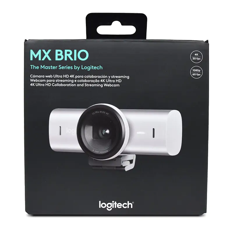 Logitech MX BRIO 4k Ultra HD Webcam Pale Grey (960-001561) msy - Main Image