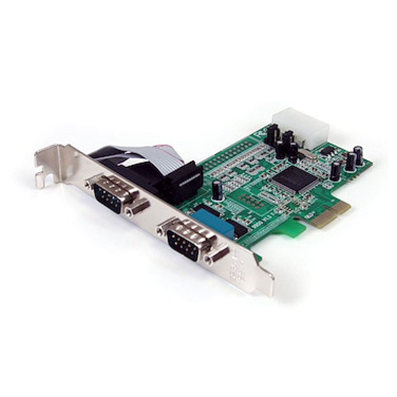 Startech 2-port PCI Express RS232 Serial Adapter Card (PEX2S553)