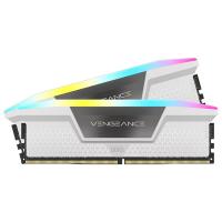 Corsair Vengeance 32GB (2x16GB) RGB C40 5200MHz DDR5 DRAM - White (CMH32GX5M2B5200C40W)