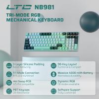 Keyboards-LTC-Nimbleback-NB981-95-Wireless-Mechanical-2-4G-BT-USB-C-Wired-RGB-98-Keys-Gaming-3-Layer-Dampener-Hot-Swap-Keyboard-Lake-Blue-Switches-Green-3