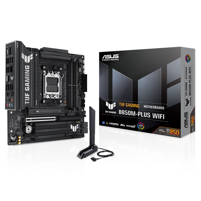 Asus TUF Gaming B850M Plus WiFi AM5 mATX Motherboard (TUF-GAMING-B850M-PLUS-WIFI)