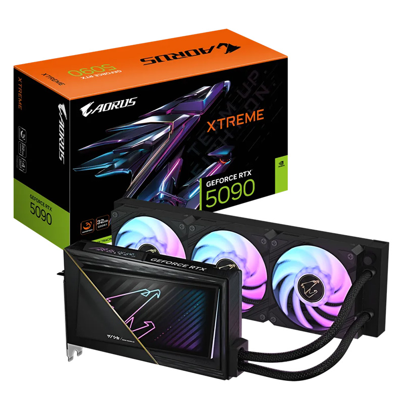 Gigabyte Aorus GeForce RTX 5090 Xtreme WaterForce 32G Graphics Card (GV-N5090AORUSX W-32GD)