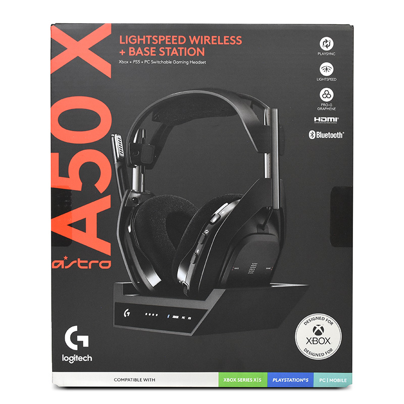 Logitech ASTRO A50 X LIGHTSPEED Wireless Gaming Headset with Base