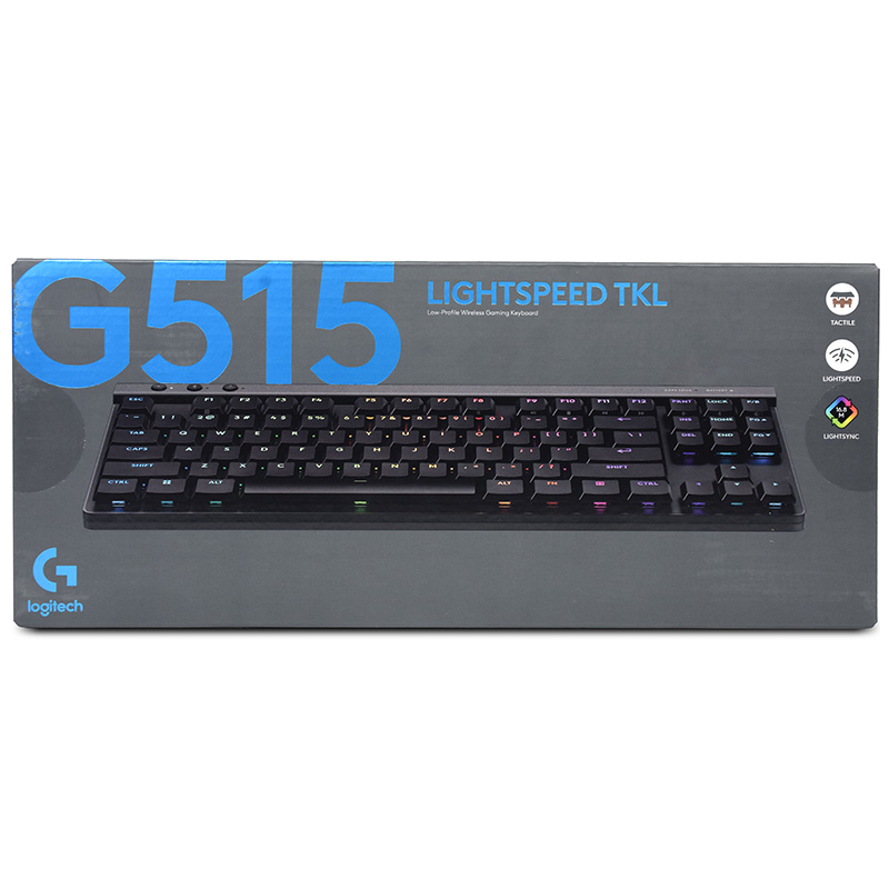 Logitech G515 Lightspeed TKL Wireless Gaming Keyboard - Black