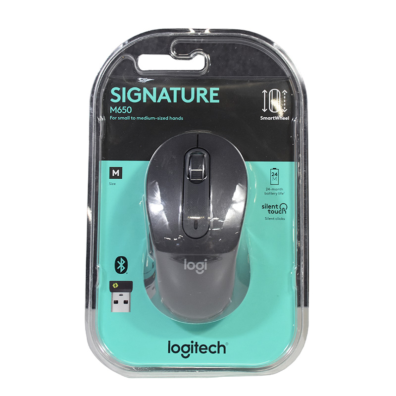 Logitech Signature M650 Wireless Mouse - Graphite (910-006262)