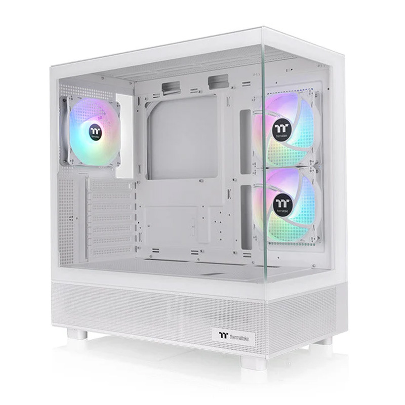 Thermaltake View 270 Plus TG ARGB Mid Tower E-ATX Case - Snow Edition (CA-1Y7-00M6WN-01)