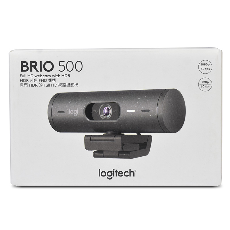 Logitech Brio 500 FHD 1080p USB-C Webcam - Graphite (960-001423)