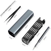 Professional 46-in-1 Electronics Repair Kit Precision Screwdriver Set for iPhone, Samsung & Mobile Devices Multi-Purpose Bits, Ergonomic Mini Tool Kit