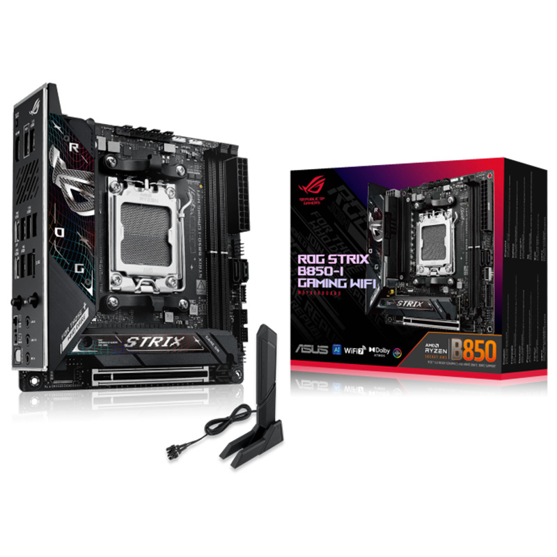 Asus ROG STRIX B850-I Gaming WIFI AM5 Mini-ITX Motherboard (ROG STRIX B850-I GAMING WIFI)