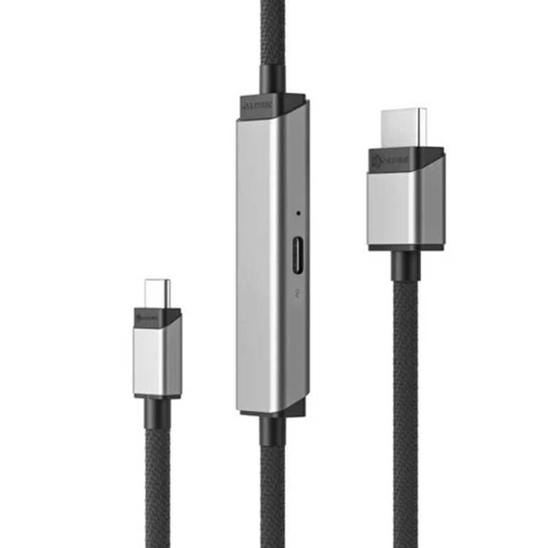 Alogic Ultra USB-C to HDMI with 100W PD Cable 2m - Space Grey (ULCHDPD02-SGR)