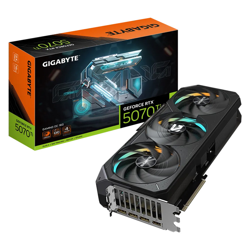 Gigabyte GeForce RTX 5070 Ti Gaming OC 16G Graphics Card (GV-N507TGAMING OC-16GD)