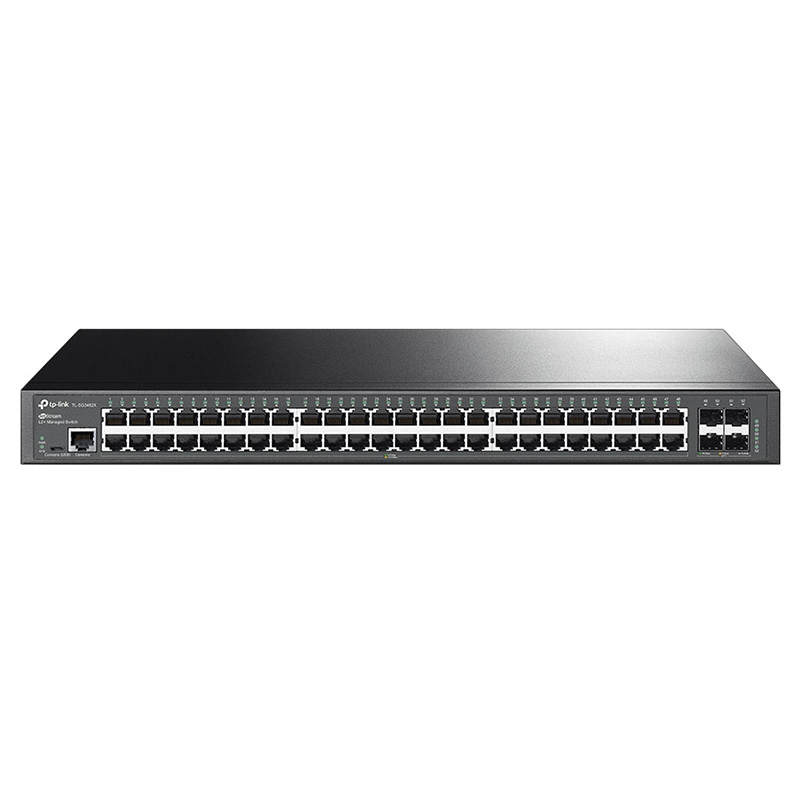 TP-Link JetStream 48-Port Gigabit L2+ Managed Switch with 4 10GE SFP+ Slots (TL-SG3452X)