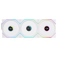 120mm-Case-Fans-Lian-Li-Uni-Fan-TL-LCD-120mm-Wireless-Control-Fan-White-3-Pack-With-Controller-12TLLCD1W3W-6