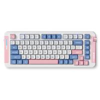 MCHOSE X75 Gasket Mount 75% Layout Hot-Swap Wireless Mechanical Keyboard - Hyacinth Switch Pink/Blue (KBMCX759)