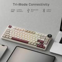 Keyboards-RK-ROYAL-KLUDGE-N80-Low-Profile-Wireless-Mechanical-Smart-Display-Screen-Knob-75-Top-Mount-3-Modes-Keyboard-Tactile-Brown-Switch-2