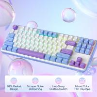 Keyboards-Redragon-K707-PRO-Wireless-Gasket-RGB-Gaming-3-Modes-87-Keys-TKL-Mechanical-Hot-Swap-Keyboard-5-Layer-Noise-Dampening-Mint-Mambo-Switch-13