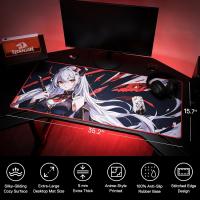 Mouse-Pads-Redragon-P046L-Anime-Gaming-Mouse-Pad-Smooth-Lycra-Surface-Anti-Slip-Rubber-Base-Spill-Resistant-35-x-16-inches-Dark-Blue-3