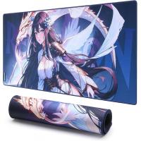 Mouse-Pads-Redragon-P046L-Anime-Gaming-Mouse-Pad-Smooth-Lycra-Surface-Anti-Slip-Rubber-Base-Spill-Resistant-Durable-5mm-Thick-Design-35-x-16-inches-1