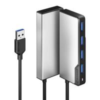 Alogic Fusion Swift 4-in-1 USB-A Hub - Space Grey (UAFUUA-SGR)