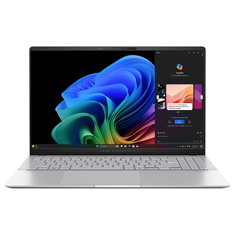 Asus VivoBook S15 15.6in 3K OLED 120Hz Snapdragon X Elite X1E 78 100 1TB SSD 32GB RAM W11H Laptop (S5507QA-MA049W)