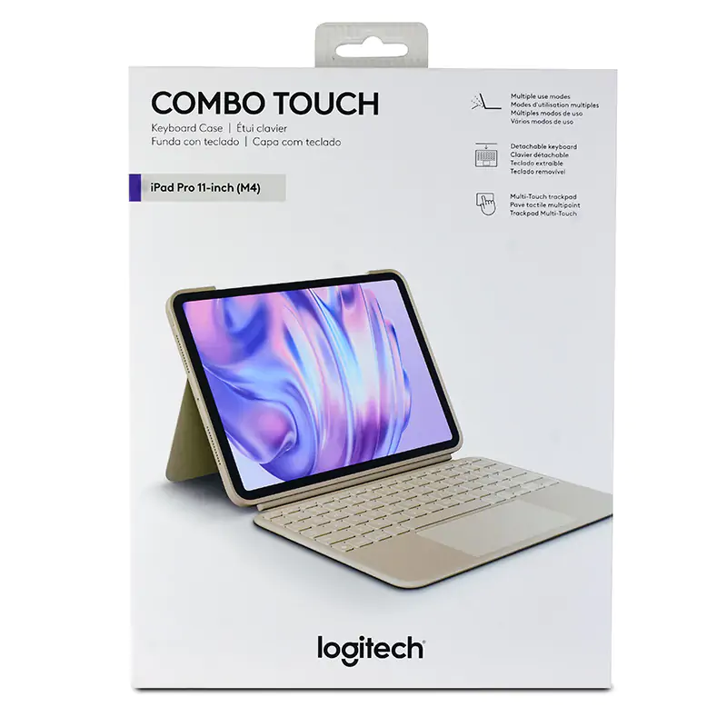 Logitech Combo Touch Keyboard Case for iPad Pro 11in (M4) Sand