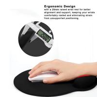 Mouse-Mouse-Pads-Memory-Foam-Mouse-Pad-with-Integrated-Wrist-Rest-Non-Slip-Waterproof-Surface-for-Office-Gaming-Black-4