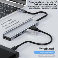 Powerboards-and-Adapters-USB-C-Hub-7-in-1-Type-C-Hub-to-HDMI-4K-60Hz-USB-Port-USB-C-Port-PD100W-Charging-Port-SD-TF-Card-Reader-Compatible-USB-C-Laptop-Other-Type-C-Devices-8
