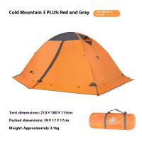 Tent-Mat-MOBI-GARDEN-Cold-Mountain-3-PLUS-Tent-with-Extended-Snow-Skirt-and-Windproof-Design-Suitable-for-1-3-People-Orange-22