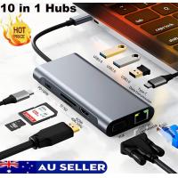 Powerboards-and-Adapters-USB-C-HUB-10-In-1-Docking-Station-4K-HDMI-Type-C-Adapter-VGA-RJ45-Ethernet-USB-3-0-Ports-Type-C-PD-SD-TF-Audio-HDMI-Adapter-USB-Splitter-USB-Expander-9