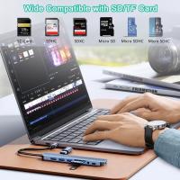 Powerboards-and-Adapters-USB-C-Hub-USB-Splitter-8-in-2-USB-Extender-with-4-USB-Port-1-USB-C-Jack-TF-SD-Card-Reader-3-5mm-Audio-Output-for-MacBook-iPad-iPhone-Laptop-4