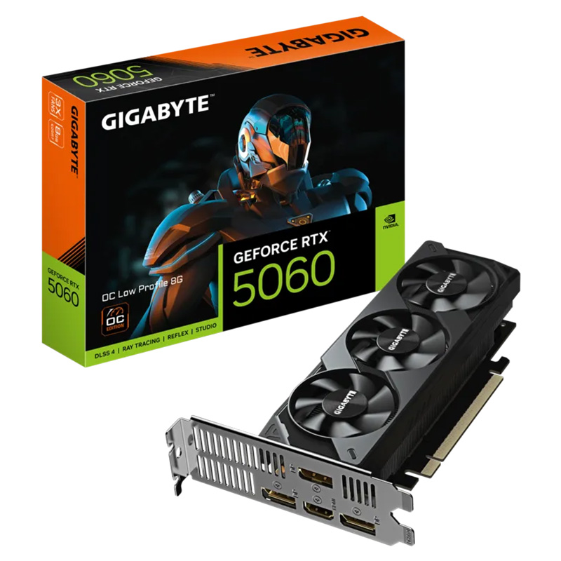 Gigabyte GeForce RTX 5060 OC Low Profile 8G Graphics Card (GV-N5060OC-8GL)