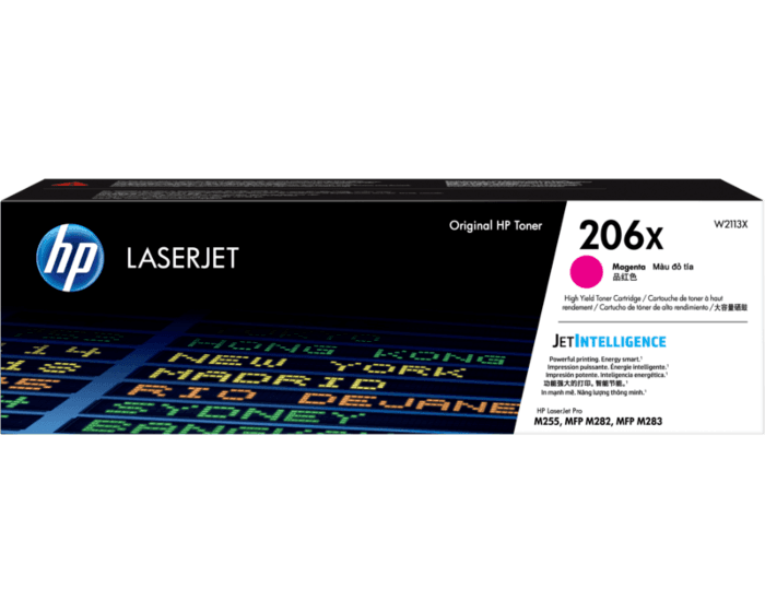 HP 206X Magenta LaserJet Toner Cartridge (W2113X)