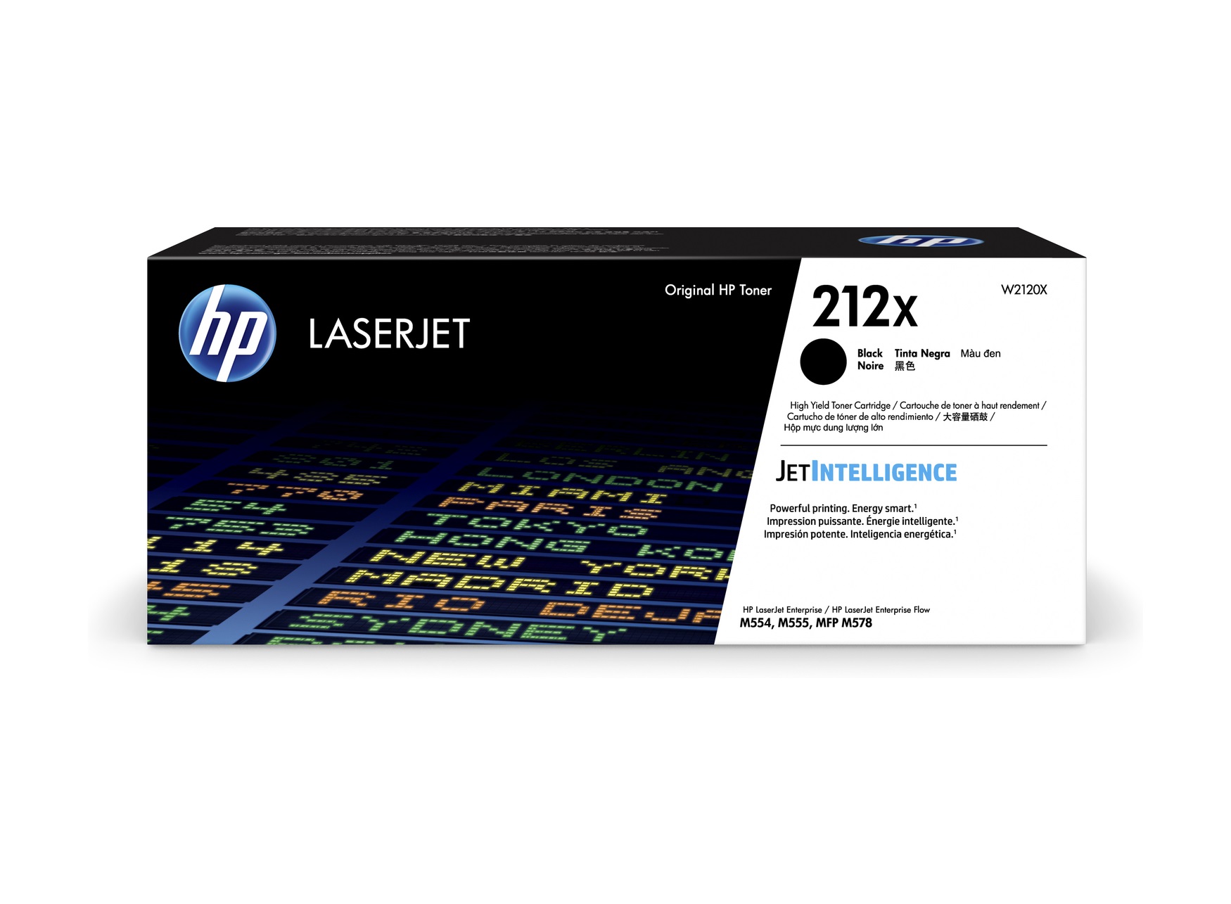 HP 212X High Yield Black Original LaserJet Toner Cartridge (W2120X)