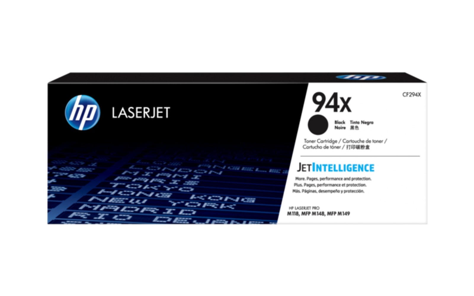 HP 94X Black High Yield Original LaserJet Toner Cartridge (CF294X)