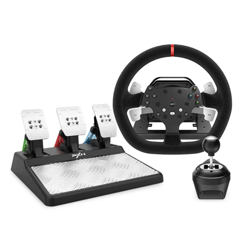 PXN V10 Premium Force Feedback Wheel Bundle for PS5 / PS4 / Xbox and PC (PXN V10 PS5)