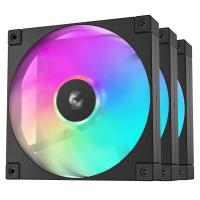 DeepCool FD14 ARGB 3-in1 Performance 140mm Case Fan - 3 Pack (R-FD14-BKAPN3-G)