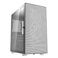 DarkFlash DLM21 Tempered Glass Micro-ATX Case - White (DLM21-White-Mesh)