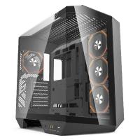 DarkFlash DY470 3-Side Tempered Glass ATX Case - Black (DY470-Black)