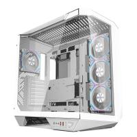 DarkFlash DY470 3-Side Tempered Glass ATX Case - White (DY470-White)